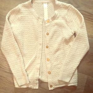 Cherokee 4T beige/gold comfy cardigan 4T